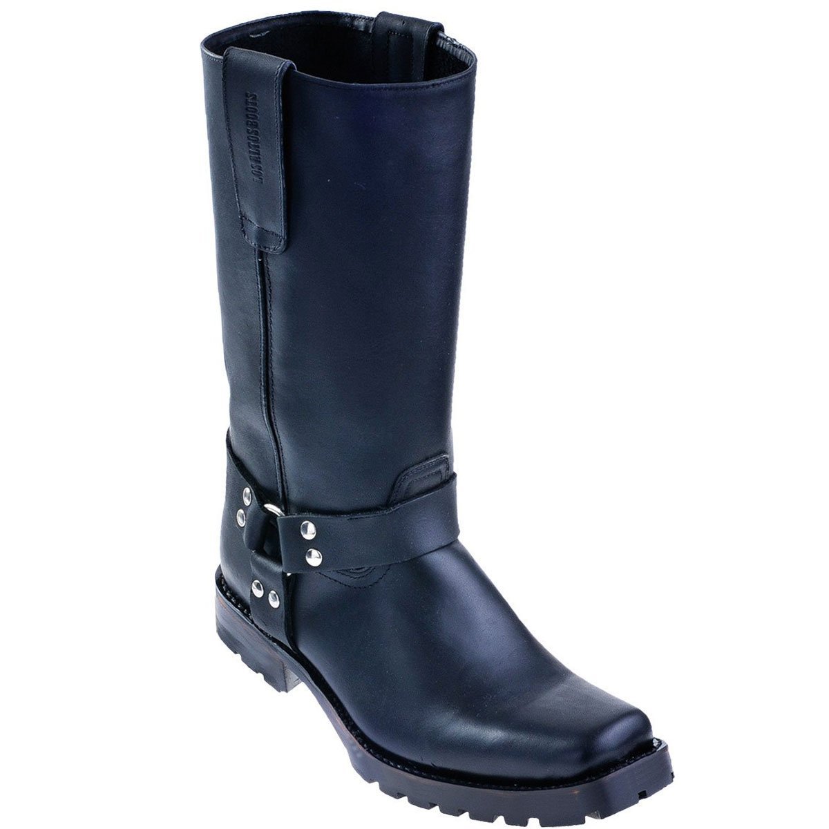 Botas de Cuero Horma Biker Acabado Grasso Color 1 LAB-55T5405-060  - from alligatorwarehouse.com