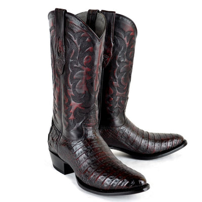Botas de Cocodrilo - Caiman Panza Horma Redonda LAB-658218 1 LAB-658218-060  - from alligatorwarehouse.com