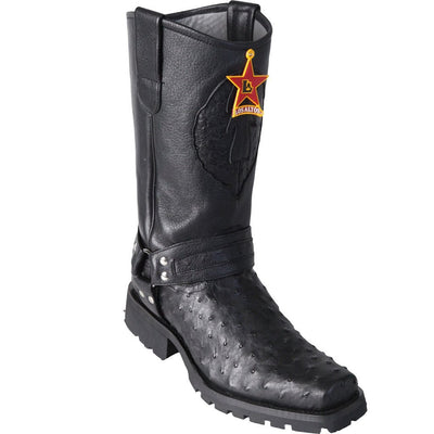 Botas de Avestruz Horma Biker Motociclista LAB-55T03 2 LAB-55T0307-060  - from alligatorwarehouse.com