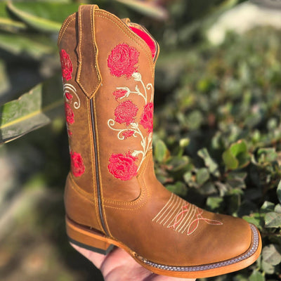 Flowered Women's Cowboy Boots 2   - from alligatorwarehouse.com