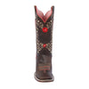 Botas Altas de Cuero con Flores para Mujer en Horma Rodeo 7   - from alligatorwarehouse.com
