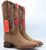 Botas Altas de Cuero con Flores para Mujer en Horma Rode 2   - from alligatorwarehouse.com