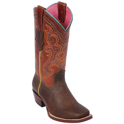 Botas Altas de Cuero Crazy para Mujer en Horma Rodeo