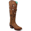 Botas Altas de Cuero Original para Mujer Color Tan 2   - from alligatorwarehouse.com