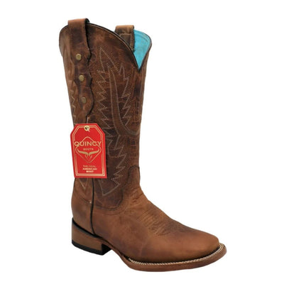 Botas de Cuero Original para Mujer en Horma Rodeo Color Miel 1   - from alligatorwarehouse.com