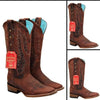 Botas Altas de Cuero Original para Mujer en Horma Rodeo Color Shedron 3   - from alligatorwarehouse.com