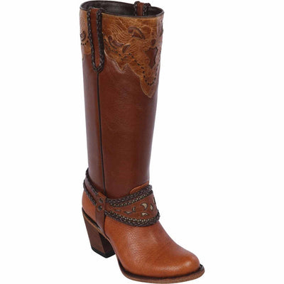 Botas de Cuero para Mujer en Horma Oval 1   - from alligatorwarehouse.com