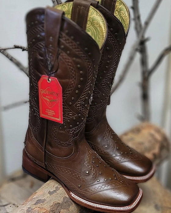 Botas de Cuero Volcano para Mujer en Horma Rodeo
