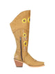 Botas Altas de Cuero Original para Mujer Color Rosa