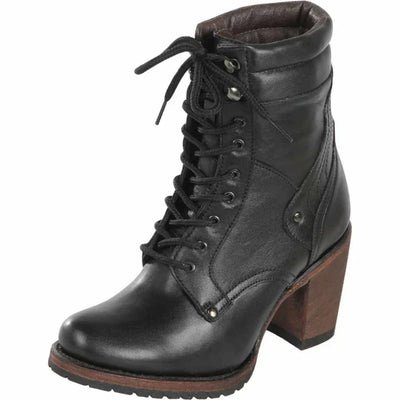 Botas Cortas de Cuero Belmont para Mujer en Horma Oval 2   - from alligatorwarehouse.com