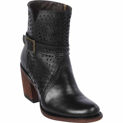 Botas Cortas de Cuero para Mujer en Horma Oval 1   - from alligatorwarehouse.com