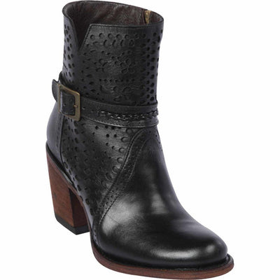Botas Cortas de Cuero para Mujer en Horma Oval 1   - from alligatorwarehouse.com