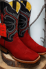 Botas de Cuero Gamuza Horma Rodeo Cuadrada 2   - from alligatorwarehouse.com