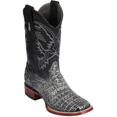 Botas Cuadrada de Cocodrilo Caiman Panza Sahara 4 LAB-8228232-060  - from alligatorwarehouse.com