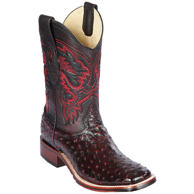 Botas de Avestruz Horma Amplia Suela TPU 3 LAB-8260309-060  - from alligatorwarehouse.com