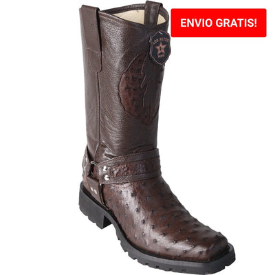 Botas de Avestruz Horma Biker Motociclista LAB-55T03 1 LAB-55T0307-060  - from alligatorwarehouse.com