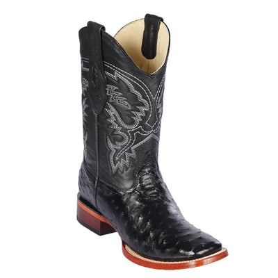 Botas de Avestruz Horma Ranchera Cuadrada Ancha C 2 LAB-8220318-060  - from alligatorwarehouse.com