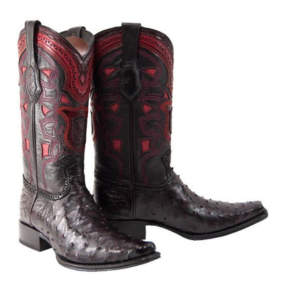 Botas de Avestruz Original Horma Europea LAB-760318 2 LAB-760318-060  - from alligatorwarehouse.com