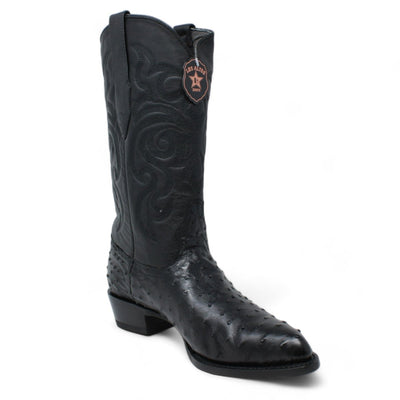 Botas de Avestruz Original Horma Puntal  -B 5 LAB-990314-060  - from alligatorwarehouse.com