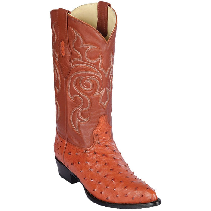 Botas de Avestruz Original Horma Puntal C - Los Altos Boots