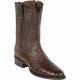Botas de Avestruz Original Horma Roper con Zipper - Los Altos Boots