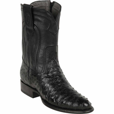 Botas de Avestruz Original Horma Roper 1 LAB-690309-060  - from alligatorwarehouse.com