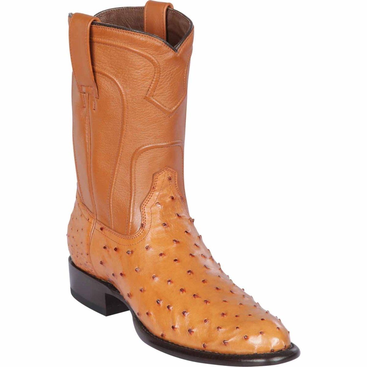 Botas de Avestruz Original Horma Roper 5 LAB-690309-060  - from alligatorwarehouse.com