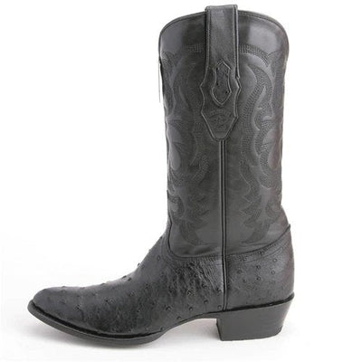 Botas de Avestruz Original Punta Redonda LAB-650305 5 LAB-650305-060  - from alligatorwarehouse.com