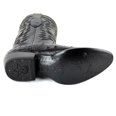 Botas de Avestruz Original Punta Redonda LAB-650305 7 LAB-650305-060  - from alligatorwarehouse.com