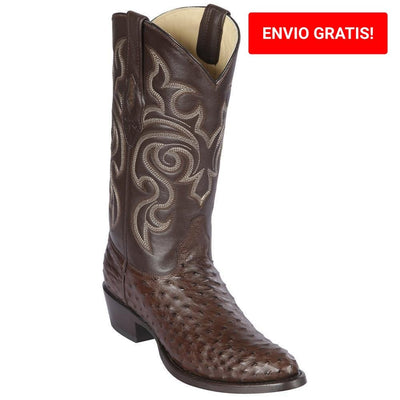 Botas de Avestruz Original Punta Redonda LAB-650307 1 LAB-650307-060  - from alligatorwarehouse.com