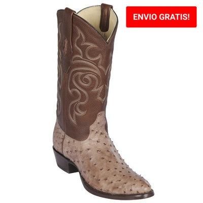 Botas de Avestruz Original Punta Redonda LAB-650372 1 LAB-650372-060  - from alligatorwarehouse.com