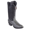 Botas de Avestruz Original Punta Redonda LAB-6503 6 LAB-650305-060  - from alligatorwarehouse.com
