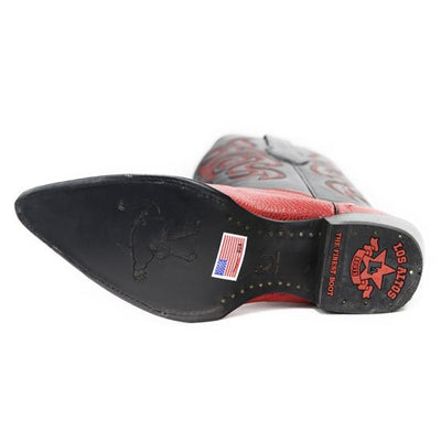 Botas de Avestruz Panza Horma Puntal 6 LAB-999712-060  - from alligatorwarehouse.com