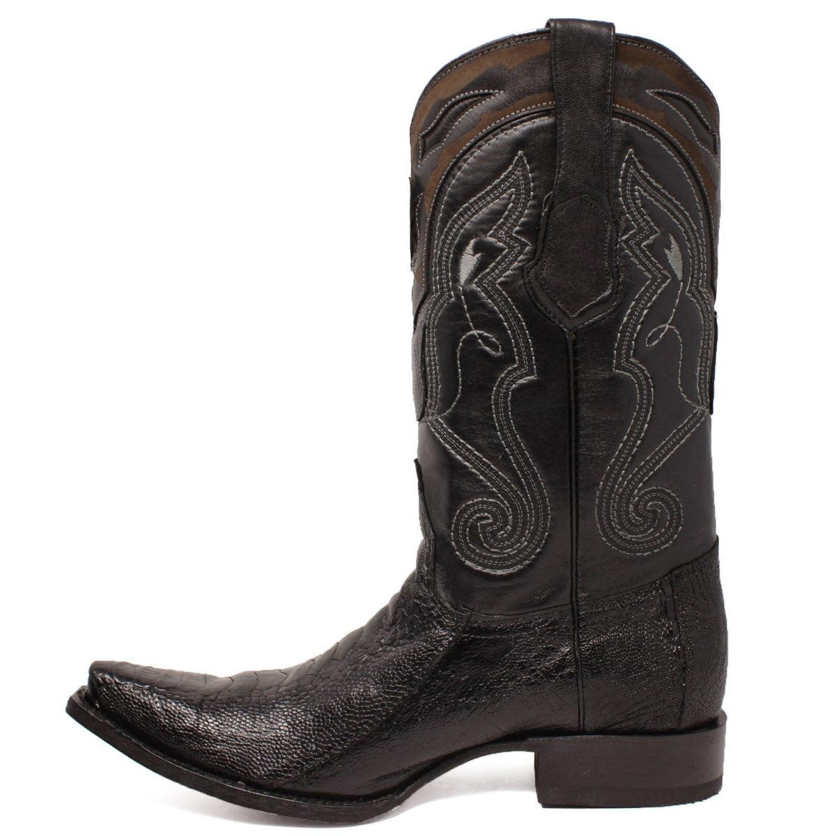 Botas de Avestruz Pata Original Punta Recortada WW-2940505 4 WW-2940505-060  - from alligatorwarehouse.com