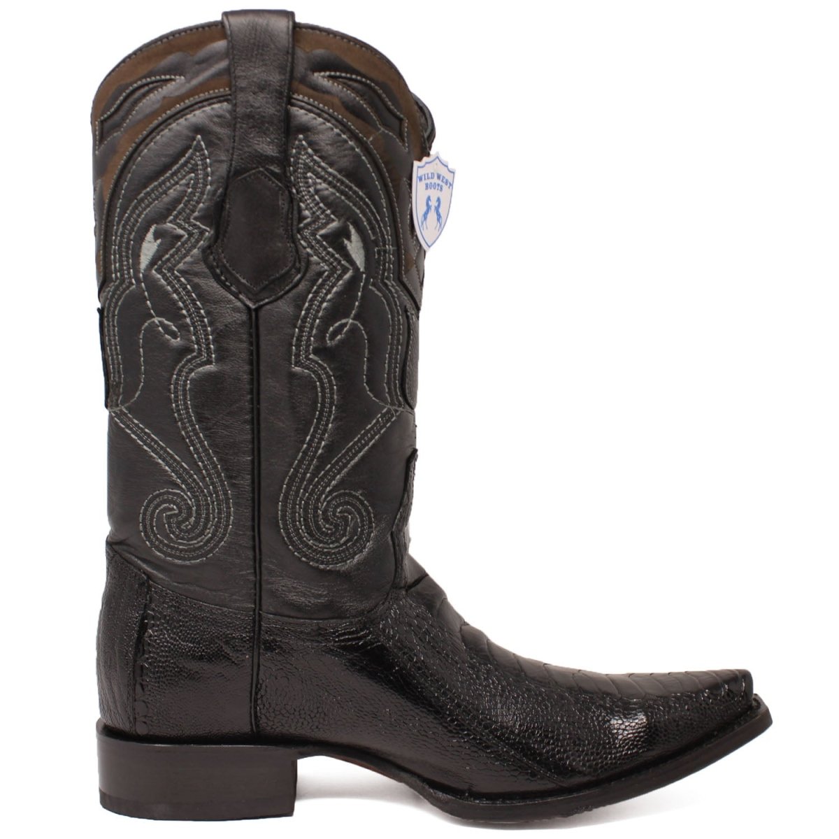 Botas de Avestruz Pata Original Punta Recortada WW-2940505 2 WW-2940505-060  - from alligatorwarehouse.com