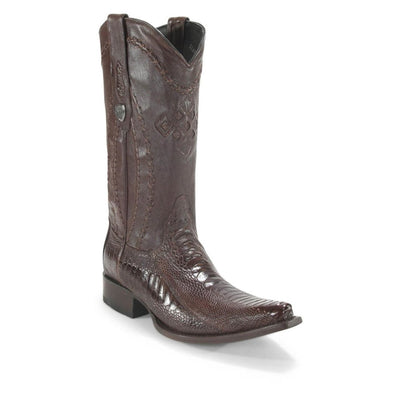 Botas de Avestruz Pata Original Punta Recortada WW-2940507 1 WW-2940507-060  - from alligatorwarehouse.com