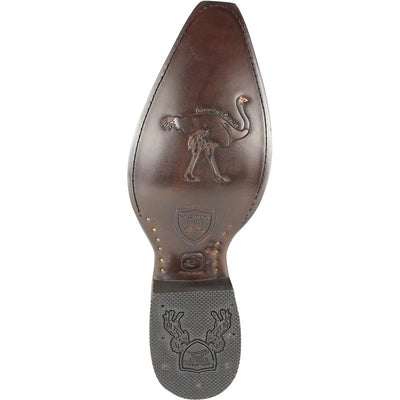 Botas de Avestruz Pata Original Punta Recortada WW-2940507 4 WW-2940507-060  - from alligatorwarehouse.com