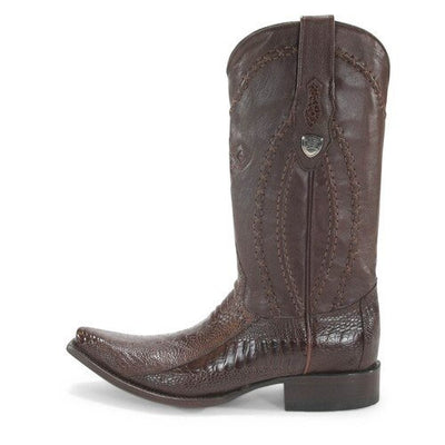 Botas de Avestruz Pata Original Punta Recortada WW-2940507 3 WW-2940507-060  - from alligatorwarehouse.com