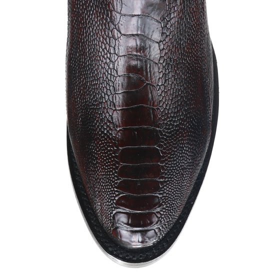 Botas de Avestruz Pata Punta Redonda LAB-650518 3 LAB-650518-060  - from alligatorwarehouse.com