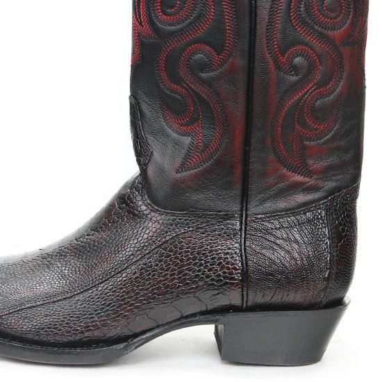 Botas de Avestruz Pata Punta Redonda LAB-650518 4 LAB-650518-060  - from alligatorwarehouse.com