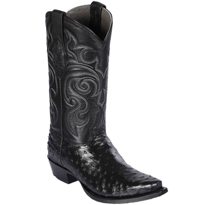 Botas de Avestruz Punta Recortada 1 LAB-940305-060  - from alligatorwarehouse.com