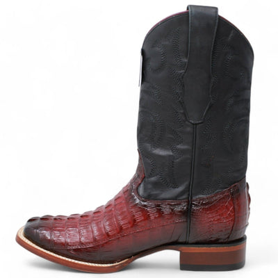 Botas de Cocodrilo Caiman Cola Horma Amplia 9 LAB-8220143-060  - from alligatorwarehouse.com