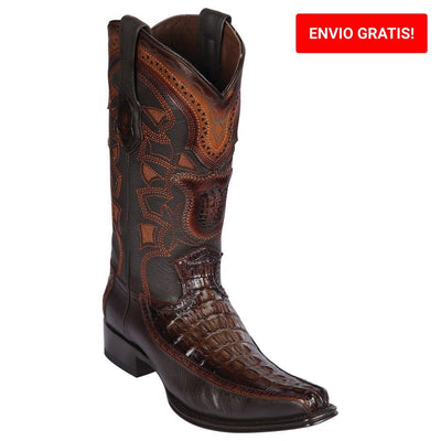 Botas de Cocodrilo Caiman con Venado Horma Europea LAB-76F0116 1 LAB-76F0116-060  - from alligatorwarehouse.com