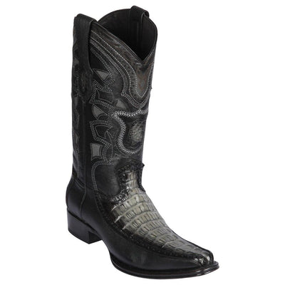 Botas de Cocodrilo Caiman con Venado Horma Europea LAB-76F0138 1 LAB-76F0138-060  - from alligatorwarehouse.com