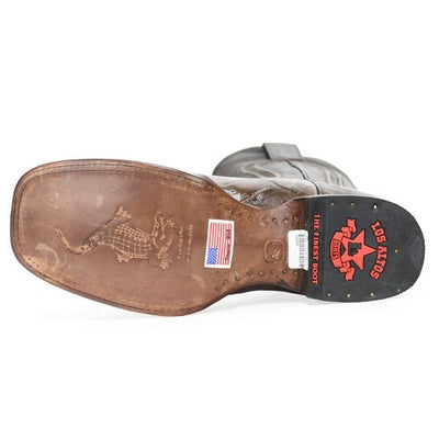 Botas de Cocodrilo Caiman Lomo Horma Cuadrada Amplia 4 LAB-8225835.060  - from alligatorwarehouse.com