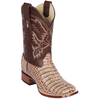 Botas de Cocodrilo Caiman Panza Horma Amplia 5 LAB-8228205-060  - from alligatorwarehouse.com