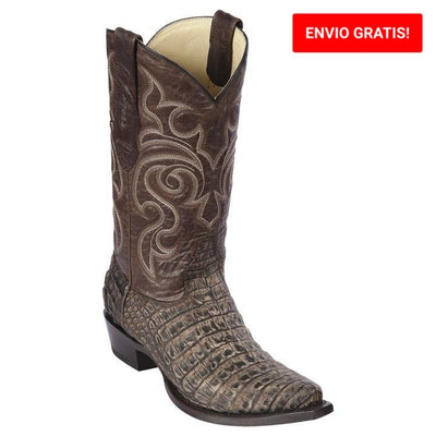 Botas de Cocodrilo Caiman Panza Punta Recortada LAB-948235 1 LAB-948235-060  - from alligatorwarehouse.com