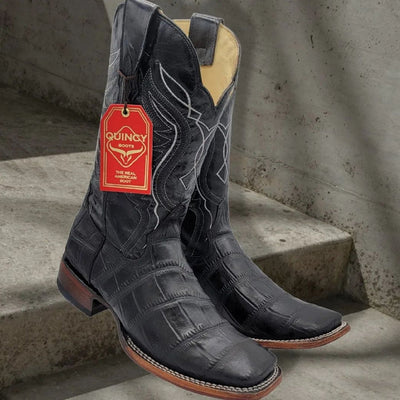 Botas de Cocodrilo Grabado Horma Rodeo Cuadrada 3   - from alligatorwarehouse.com