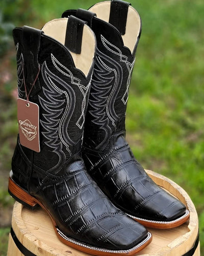 Botas de Cocodrilo Grabado Horma Rodeo Cuadrada 6   - from alligatorwarehouse.com