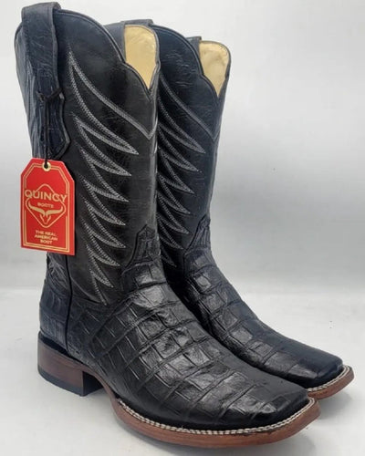 Botas de Cocodrilo Grabado Horma Rodeo Cuadrada 4   - from alligatorwarehouse.com